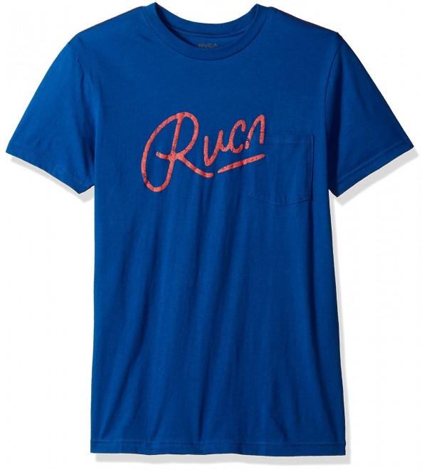 RVCA Mowgli Script Pocket Lapis