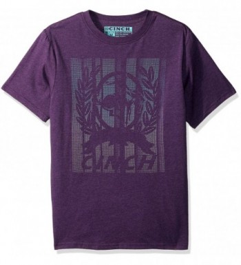 Cinch Sleeve T Shirt Heather Purple