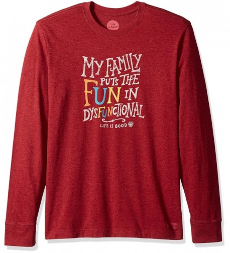 Life Crusher Dysfunctional T Shirt Cranberry