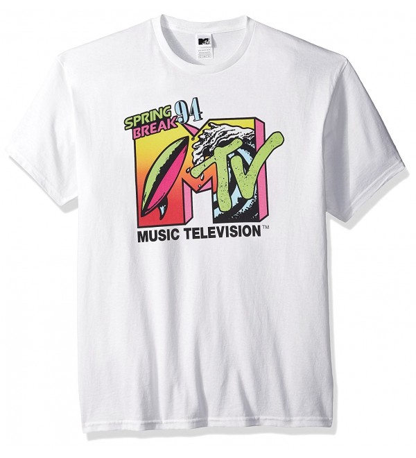 MTV Mens Springbreak T Shirt White