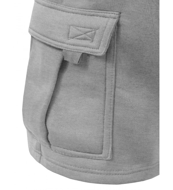 cargo sweat shorts with pockets