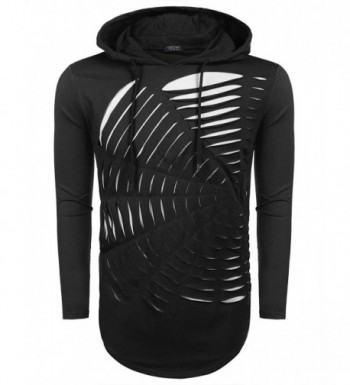 COOFANDY Fashion Sleeve Pullover Hoodies