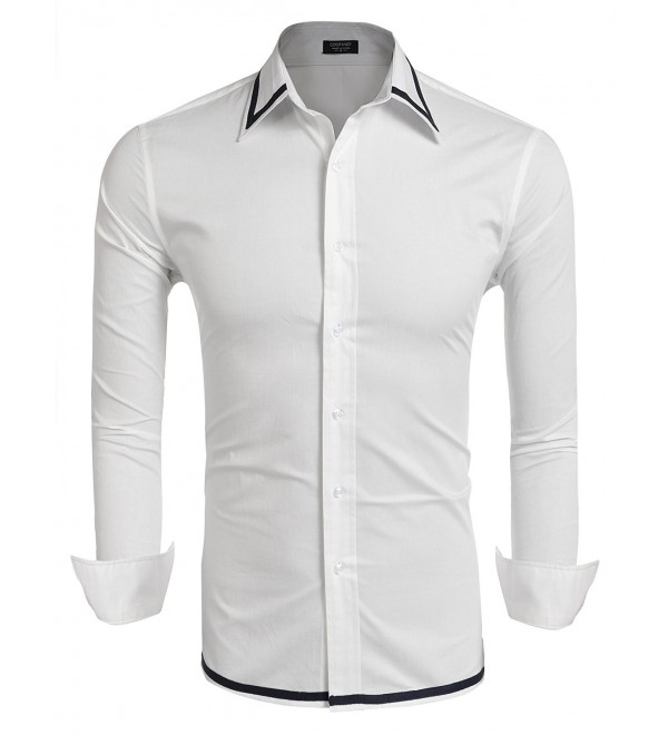 COOFANDY Sleeve Button Wedding Shirts COOFANDY Sleeve Button Wedding Shirts
