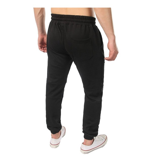 Joggers Hip Hop Men's Streetwaer Baggy Sport Pants Trousers - Black ...