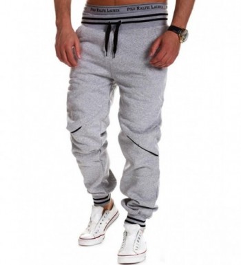 Cnlinkco Jogger Casual Sweatpants Trousers