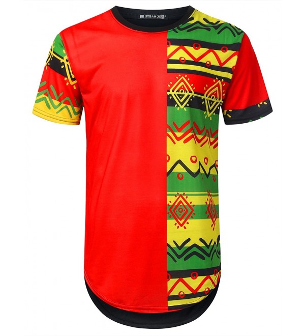 URBANTOPS Hipster Aztec Longline T Shirt