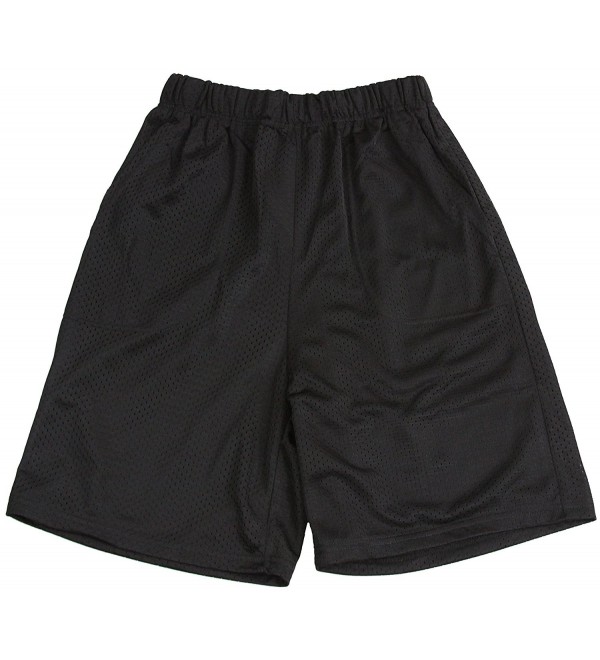 Men's Inner Drawstring Mesh Shorts - Black - CM12L9YKZX9