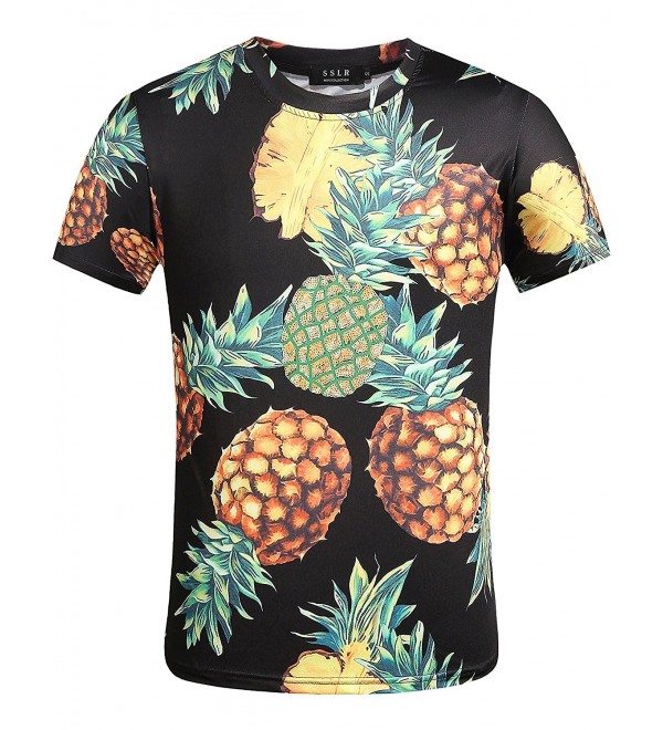 SSLR Pineapple Hawaiian Regular T Shirts