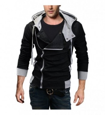 Hoodies KAIUSI Oblique Zipper Hoodie