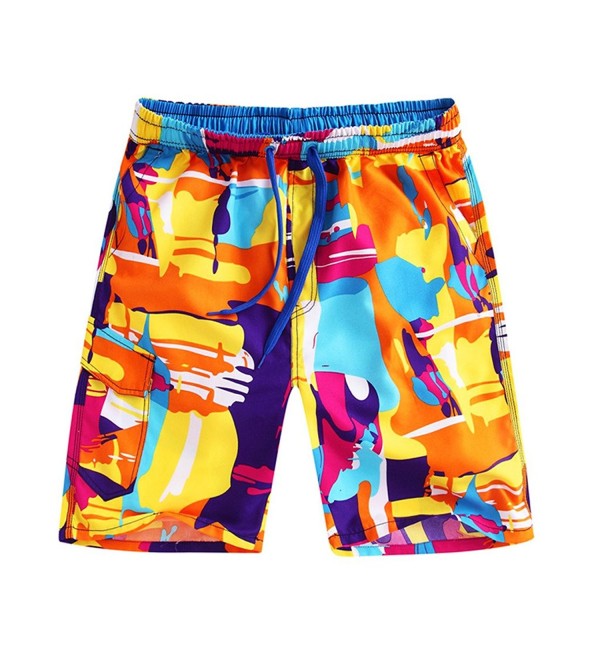 Men's Summer Casual Shorts Loose Quik Dry Beach Shorts - Photo2 ...