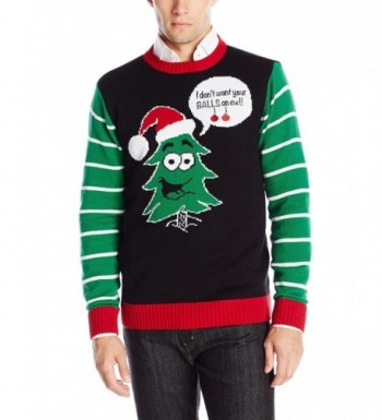 Ugly Christmas Sweater Balls Black