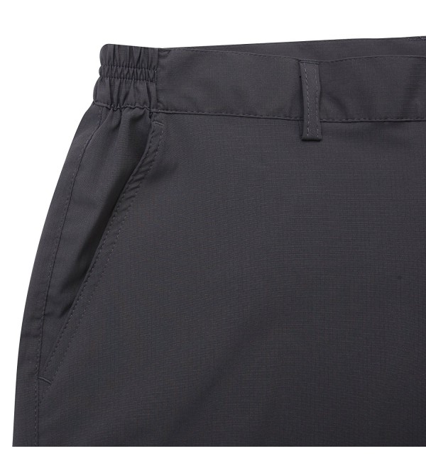 Men's Outdoor Lightweight Quick Dry Cargo Shorts - Grey - CS1840QHOTW