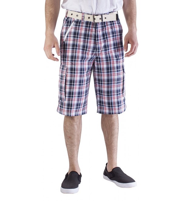 Vertical Sport Cotton Belted Shorts
