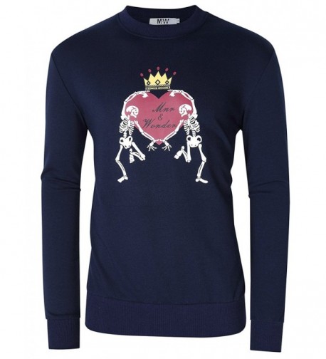 MrWonder Skeleton Crewneck Pullover Sweatshirt