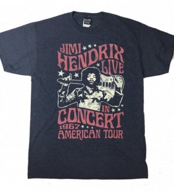 Hendrix Spangled Concert T Shirt Heather