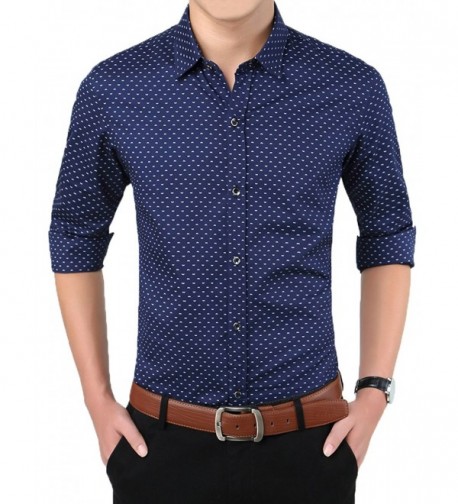 XTAPAN Sleeve Casual Printed Button