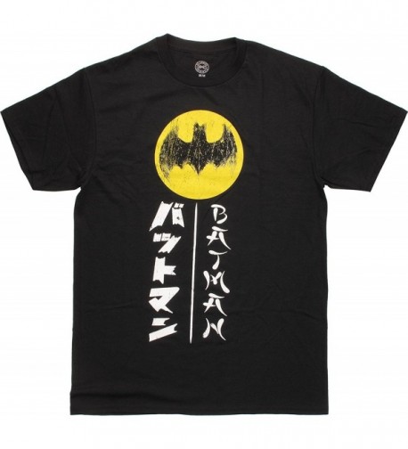 Batman Japanese Writing T Shirt X Large