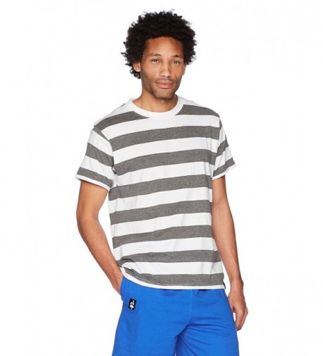 Contrast Striped Charcoal - Charcol Heather / Charcoal Heather With ...