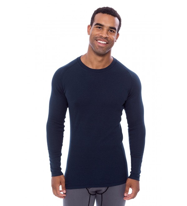 Men's Long Sleeve Base Layer - Undershirt in Bamboo Viscose by Texere ...