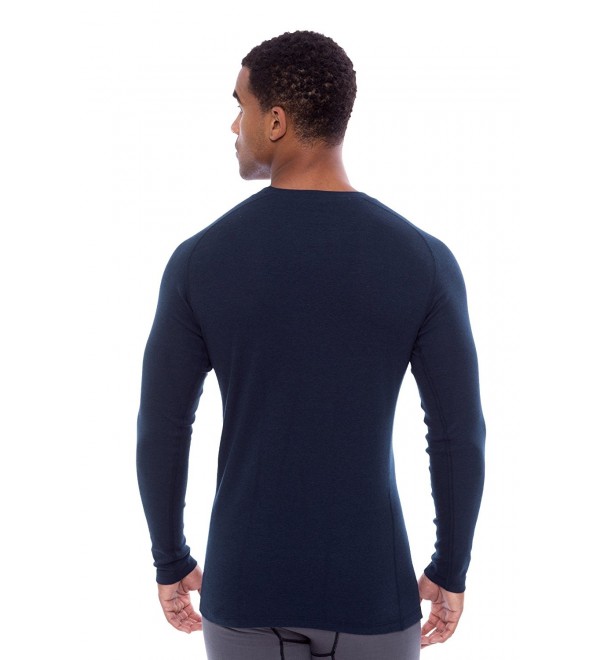 Men's Long Sleeve Base Layer - Undershirt in Bamboo Viscose by Texere ...