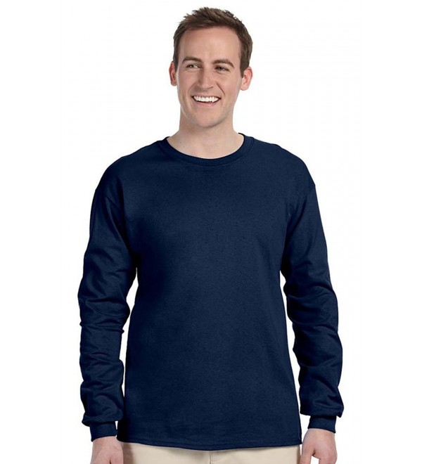 Heavy Cotton HD 100% Cotton Long Sleeve T-Shirt - J Navy - CO12F5LO8O9