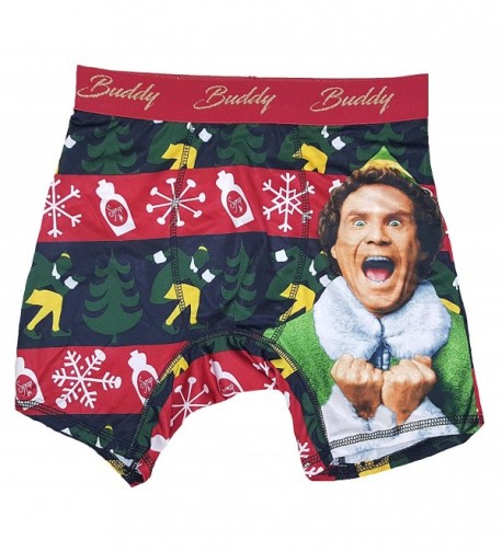 Christmas Elf Buddy Boxer Briefs