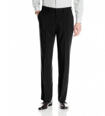 Haggar Solid Gabardine Straight Waistband