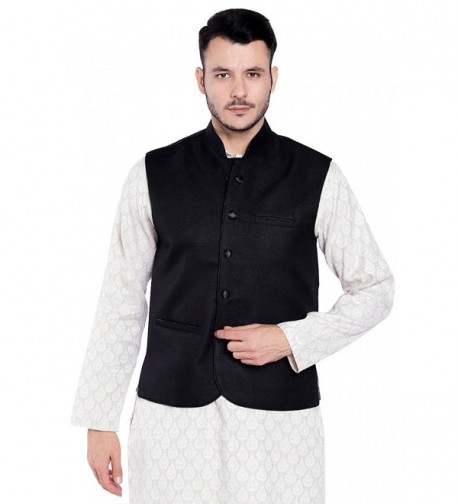 Shatranj Indian Mandarin Collar Pockets