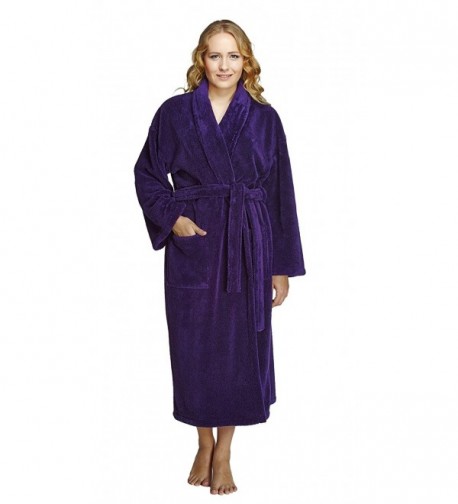 Arus Womens Fleece Bathrobe Turkish