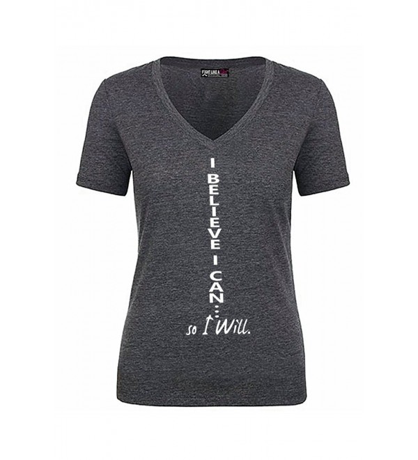 Fight Like Girl Polycotton Charcoal