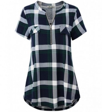 Finice Feminine Shirt Designer Plaid