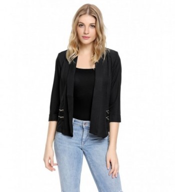 GRAPENT Womens Sleeve Business Blazer