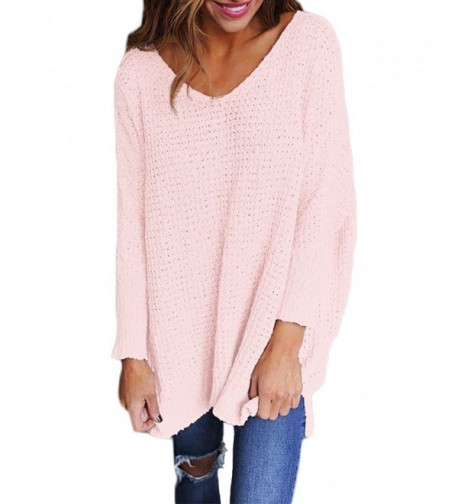 StyleDome Pullover Oversized Crochet Knitted