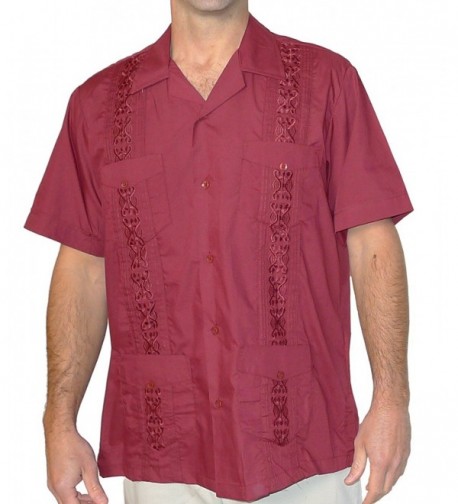 Squish Straight Guayabera Shirt Large