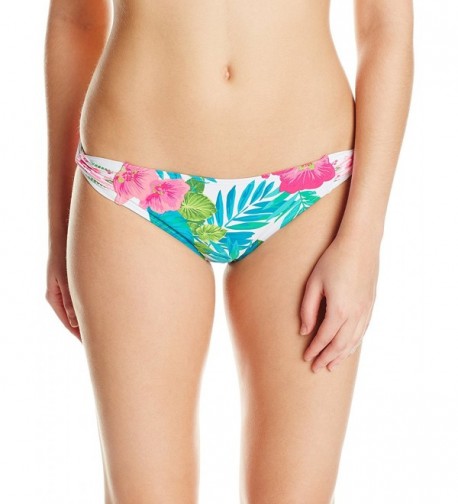 Womens Flower Skinny Bikini Bottom