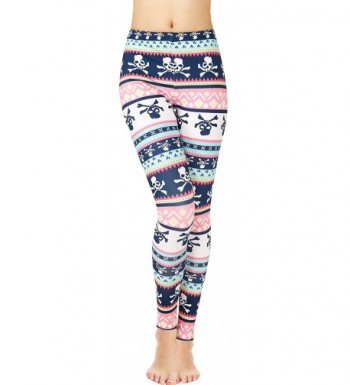 Jescakoo Women Christmas Stripe Legging