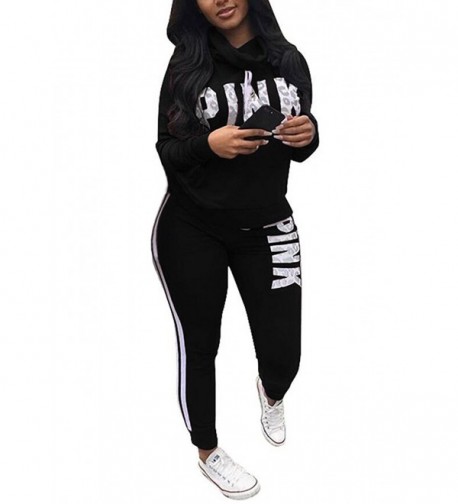 DingAng Letter Outfits Jumpsuit Sweatsuit