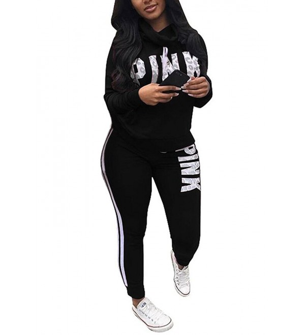 DingAng Letter Outfits Jumpsuit Sweatsuit