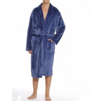 followme 46901 NVY M Velour Robe Robes