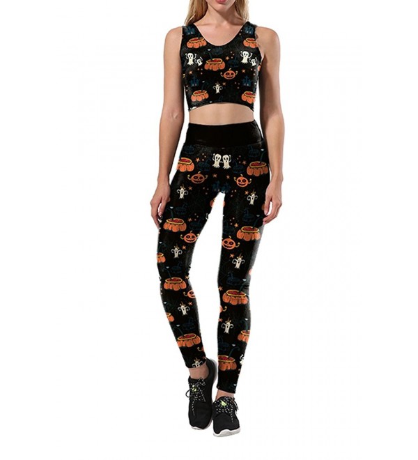 Selowin Ladies Sleeveless Pumpking Jumpsuit