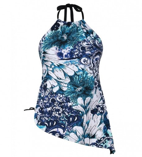 Hilor Swimwear Tankini Asymmetrical Swimsuits