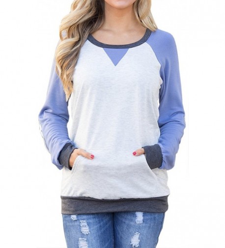 19Kenna Sleeves Kangaroo Pullover Sweatshirt