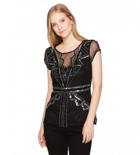 Angie Womens Beaded Black Small