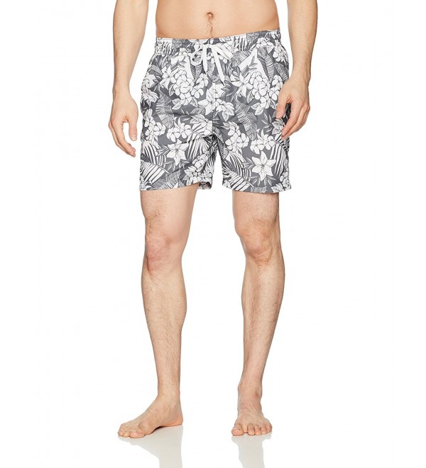 Kanu Surf Floral Volley Charcoal