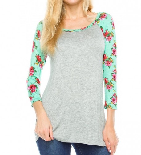 KAYLYN KAYDEN Womens Floral Sleeves