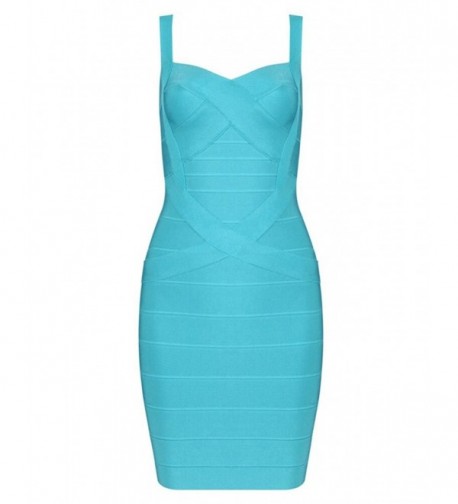 Whoinshop Womens Sleeveless Bandage Bodycon