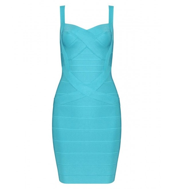 Whoinshop Womens Sleeveless Bandage Bodycon