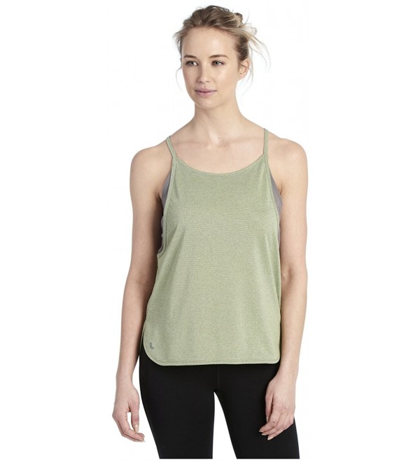 Womens Savasana Safety Yellow Heather