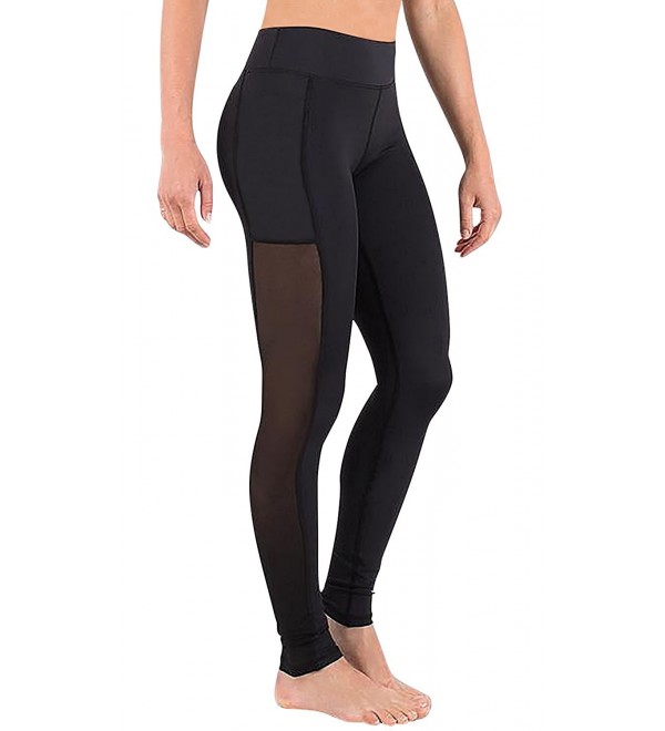 running tights with mesh panels