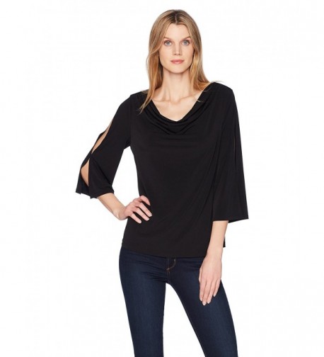 Lark Ro Womens Sleeve Cowlneck